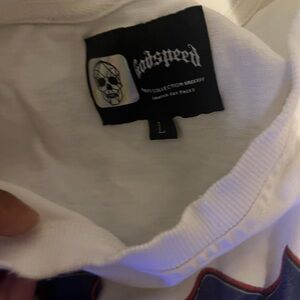 Godspeed White Short Sleeve Tee